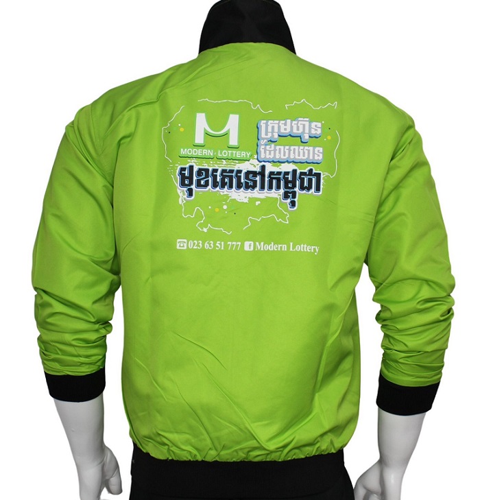 may áo khoác đồng phục